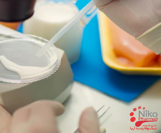 بررسی بار میکروبی شیر